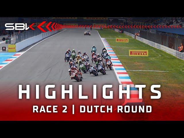 FULL HIGHLIGHTS: Race 2 at the Cathedral of Speed  | 2024 #DutchWorldSBK 