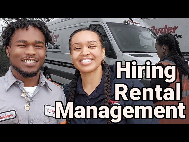 Rental Management Trainee- Ryder. 52. Leadership Careers