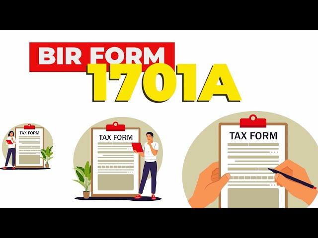 BIR Form No. 1701A Step-by-Step Filing Guide