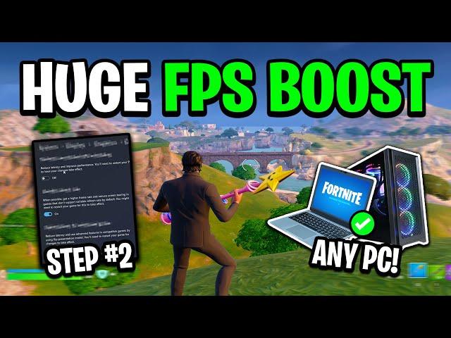 8 Quick Tips To BOOST FPS In Fortnite!   (Huge FPS Boost)