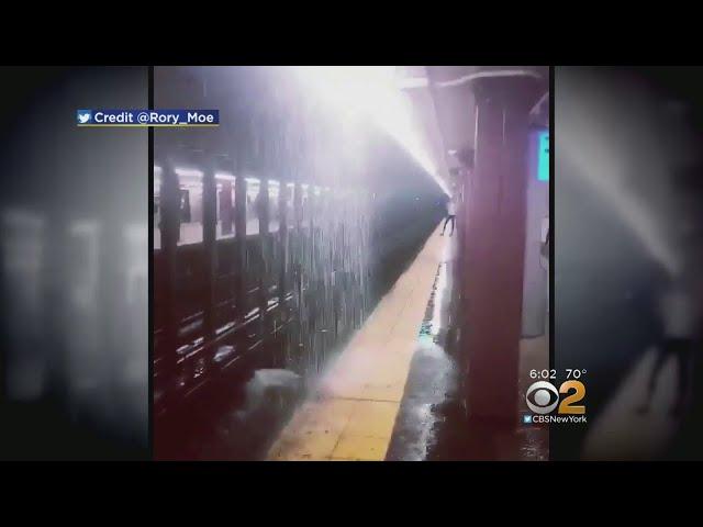 Subway Riders Outraged By Flooded Stations