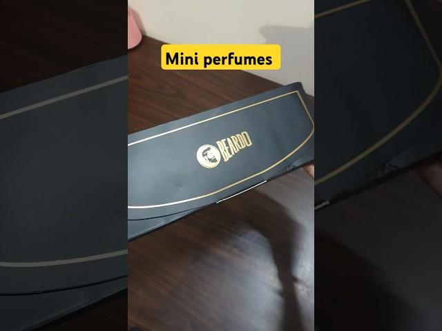 Mini perfumes #shorts #purfume #onlineshopping #unboxing