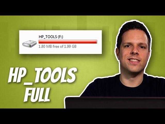 How to fix: HP_TOOLS drive keeps telling me it's full