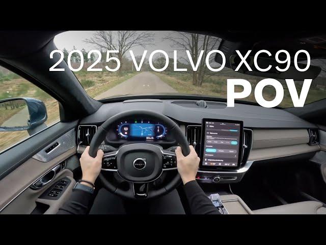 2025 Volvo XC90 T8 AWD - POV Test Drive