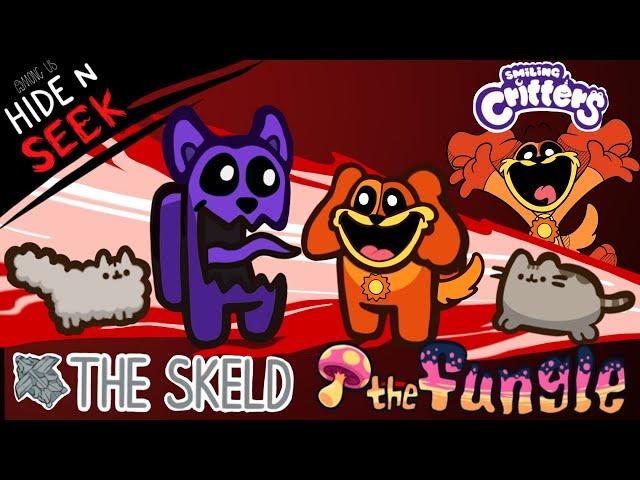 Among Us Hide N Seek- "The Smiling Critters"(Catnap) Fungle & Skeld (Pro Seeker & Hider) Gameplays