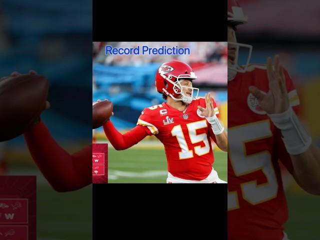 Predicting chiefs record for 2025 season #chiefs#kansascitychiefs#nfl#football