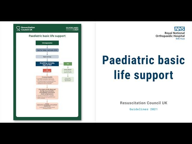 Paediatric Basic Life Support – Shockable and Non Shockable