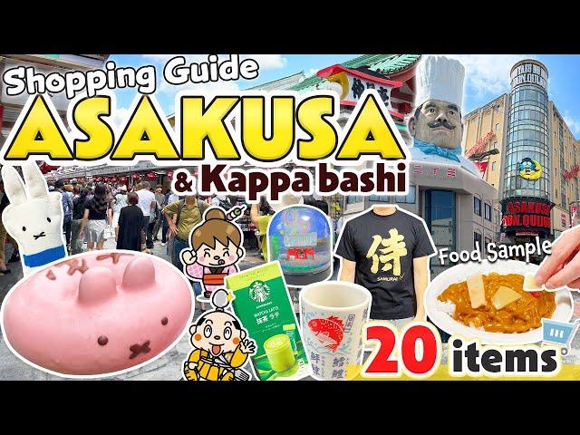 Things to do in Asakusa & Kappabashi / Tokyo Shopping Tour / Japan Travel Vlog