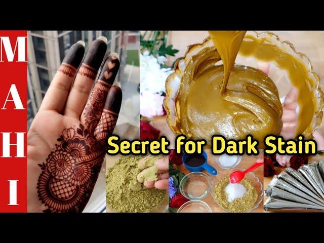 How to Make Natural Henna Paste for Dark Stain | How to Mix Natural Henna/ Mehndi Paste at Home