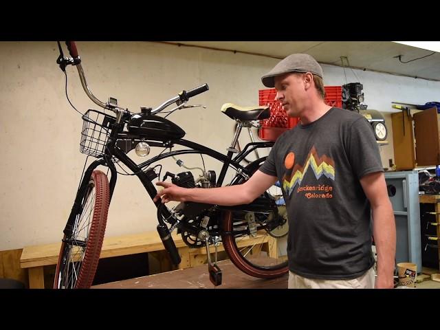 Building a Motorized Bicycle - 80cc Engine Kit - 75 mpg