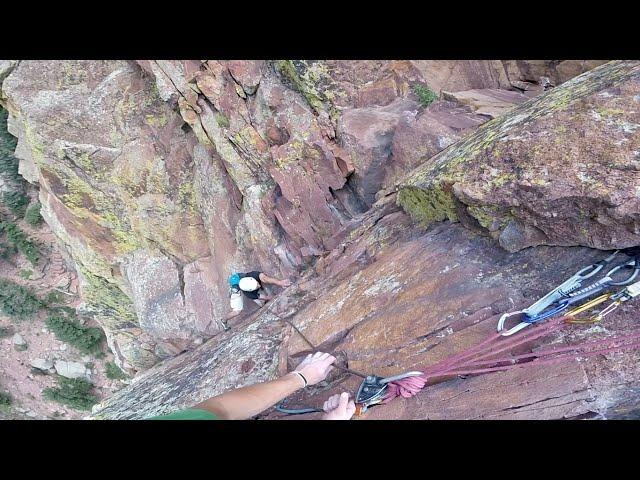 The Yellow Spur 5.10 - Eldorado Canyon, CO