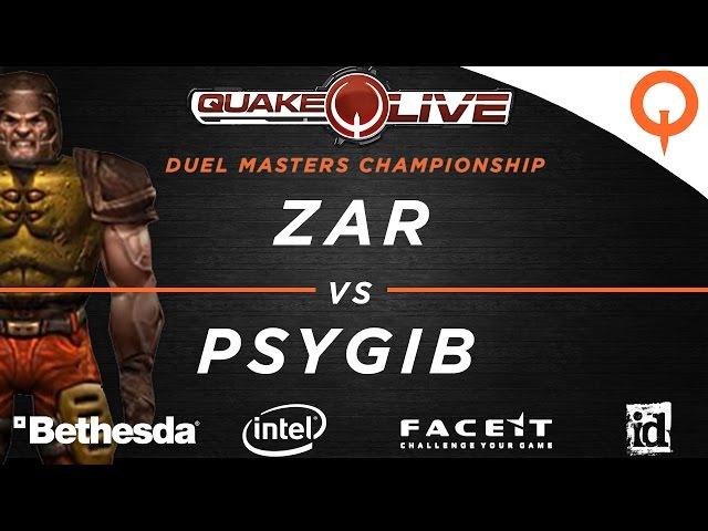 Zar vs Psygib - Bloodrun / Hektik / Furious Heights / Sinister / Battleforged (QuakeCon 2016)