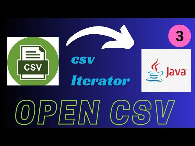 CSVIterator Opencsv In Java | Read Large CSV Files in java | Open csv tutorials Java| CSV Iterator