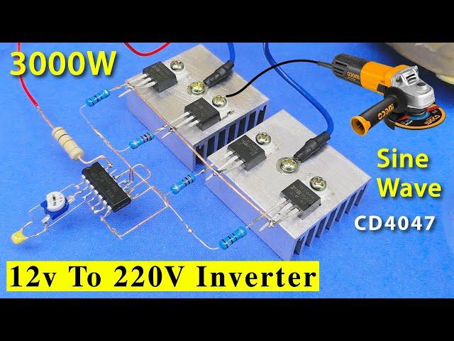 How to make inverter at home | Inverter 3000 watt | 12v 220v Inverter | Pure sine wave inverter