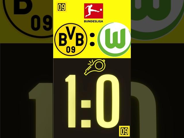 Sieg für Borussia Dortmund gegen VfL Wolfsburg #bvb #bvbwob #sieg #vflwolfsburg #borussiadortmund