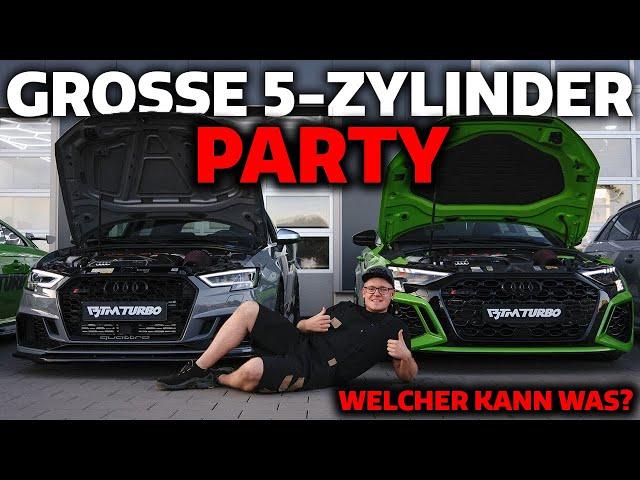 Wir VERGLEICHEN sie ALLE - 5 Zylinder Party bei BTM Turbo