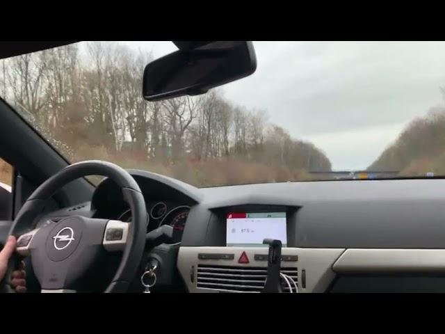 astra g 2.2 147ps vs astra h 1.8 140ps race from 0 on German autobahn