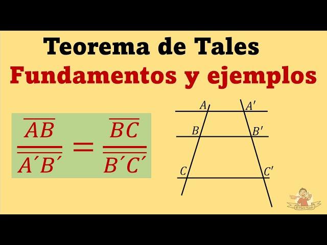 Teorema de Tales (Thales). ¿Qué dice y cómo se usa?