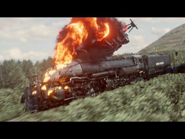 No. 4014 Big Boy Train Crash Animation Short Film