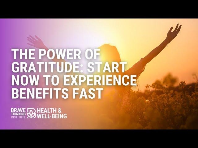 The Power of Gratitude: Start Now to Experience Benefits Fast | Jennifer Joy Jiménez