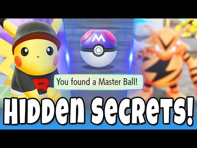 Top 5 Hidden Secrets You Didn't Know About Pokemon Let's GO Pikachu and Let's Go Eevee!