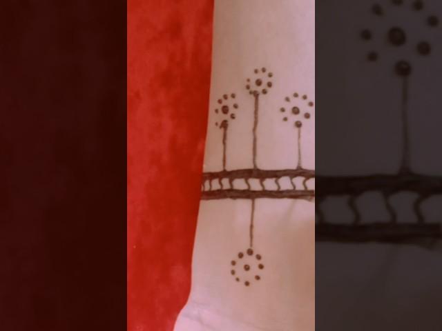 Bracelet mehndi design  #tricks #ytshorts #ytshort #viralshorts #viralshort #shortsfeed #shorts