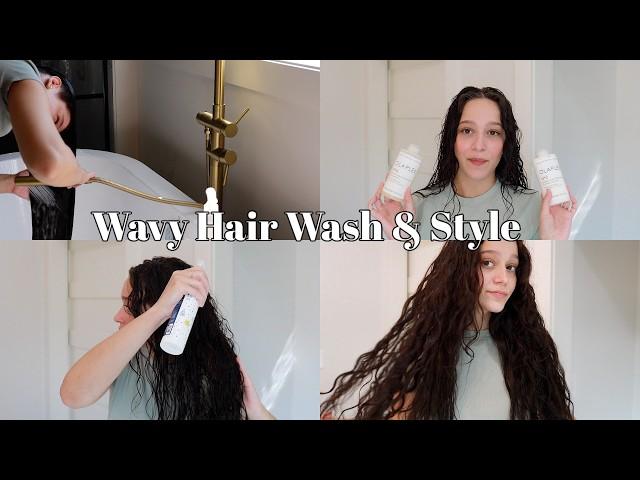 QUICK wash day for wavy hair! New Favorites 2024