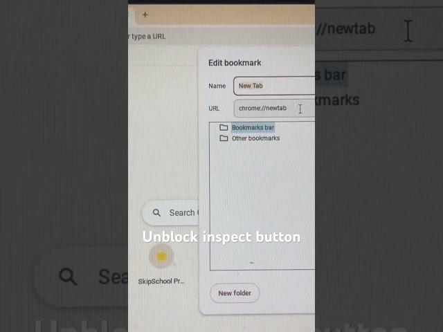 How to unblock inspect button on school Chromebook 2025