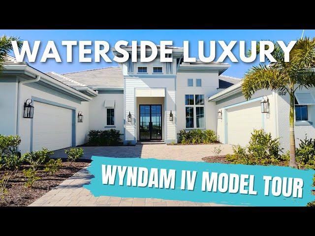 Wyndam IV Model in Wild Blue – Luxury Waterside Living in Lakewood Ranch!