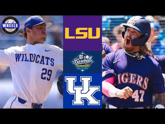 #11 LSU vs #3 Kentucky | SEC Tourney Round 2 | 2024 College Baseball Highlights