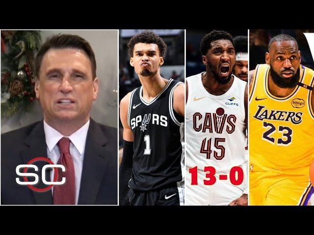 ESPN breaks Spurs beat Wizards with Wemby's 50 - LeBron's Lakers outlast Grizz - Cavs still undefeat