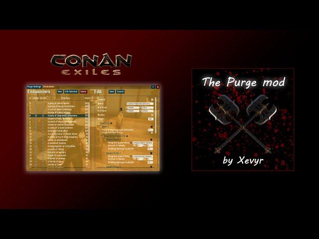 The Purge mod for Conan Exiles (by Xevyr) - Guide video