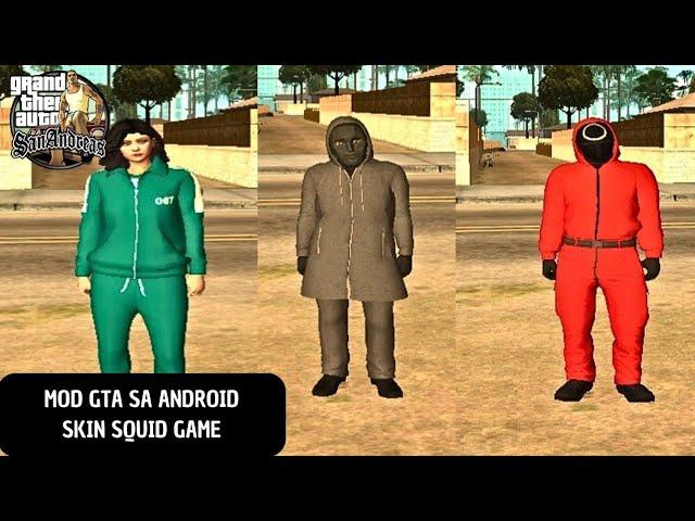 Mod GTA SA Android Skin Squid Game