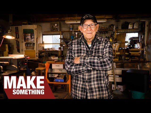 96 Years Old and Still Woodworking. Meet my Grandpa! | Shop Tour