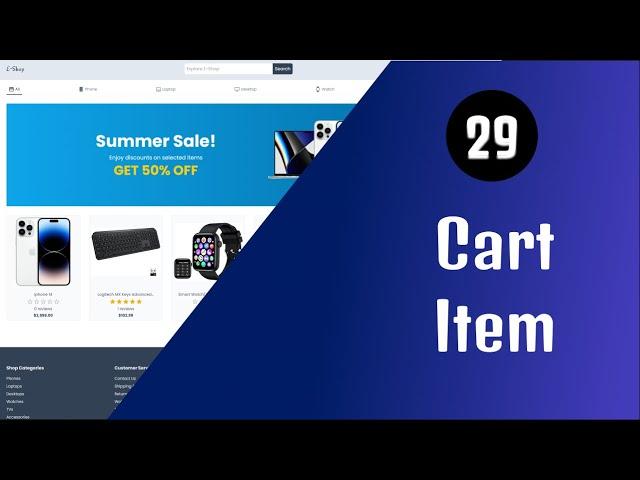 Next13 Fullstack E-Commerce  - 29 Cart Item Design | React.js & Typescript 