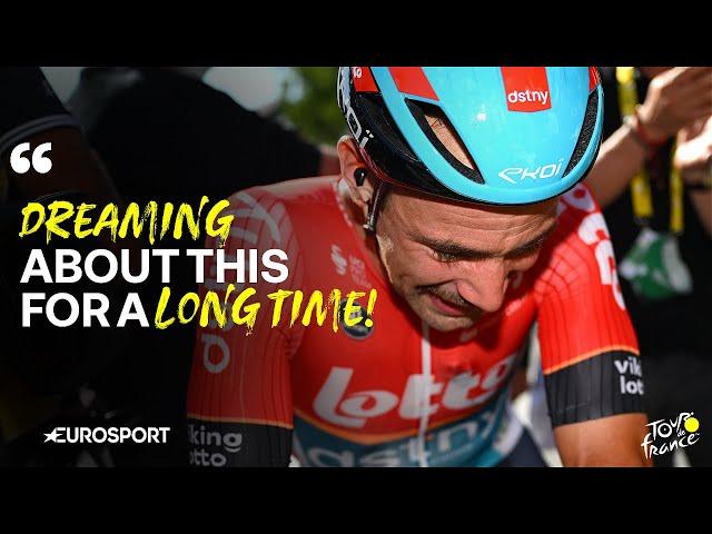 Tour de France 2024: EMOTIONAL Victor Campenaerts REACTS after Stage 18 