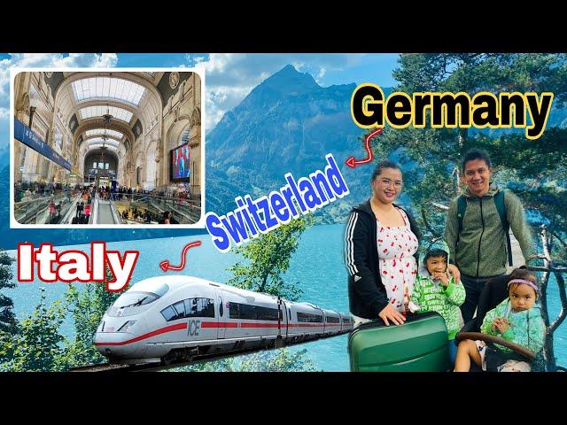 Travelling to Milan by Train | Scenic Train Ride from Switzerland to Italy | Filipinos in Germany