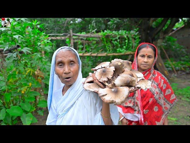 ধানের খড় থেকে তৈরি হওয়া মাশরুম কিভাবে রান্না করতে হয় | Paddy straw mushroom recipe village style