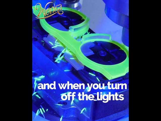 Tom Davies designs Wonka inspired glow in dark frames
