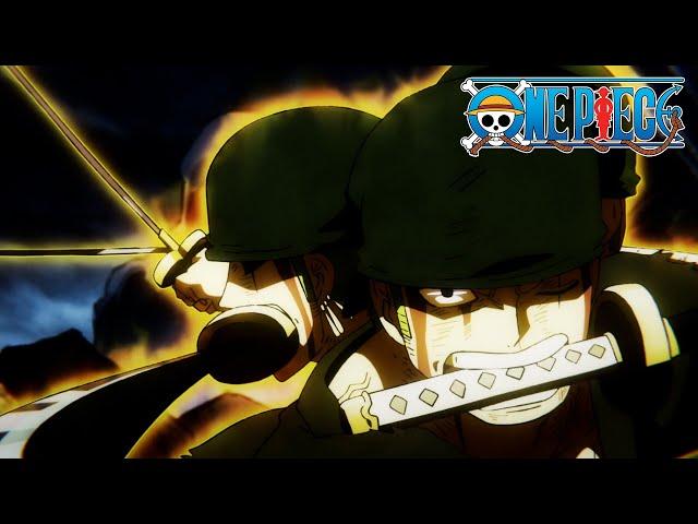 Zoro's Nine-Sword Style vs Kaido | One Piece