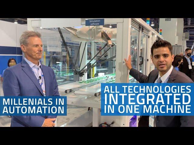 OMRON Millennials in Automation – All Technologies Integrated Into One Pick-and-place Machine Demo