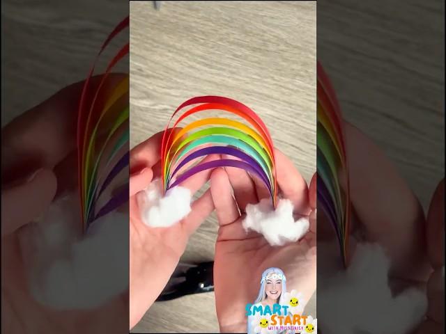  Easy Paper Rainbow Craft for Kids | Smart Start with Miss Daisy
