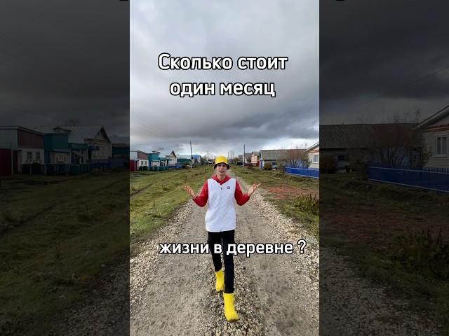 Сколько стоит месяц жизни в деревне ? Ответ в конце 
