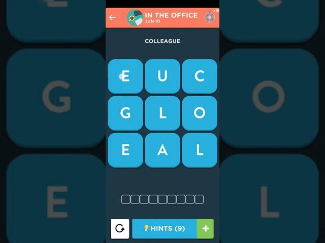 Wordbrain 2 Daily June 9 2022 Answers [IN THE OFFICE] | Wordbrain 2 Daily Answers