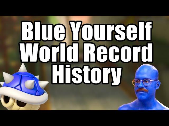 The World Record History of Blue Yourself in Mario Kart 8 Deluxe