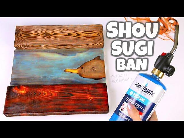 WOOD BURNING with a TORCH?! Shou Sugi Ban How To