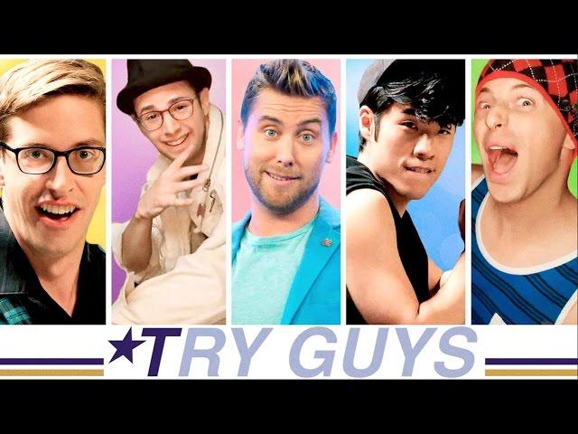 The Try Guys 90s Boyband Music Video Challenge