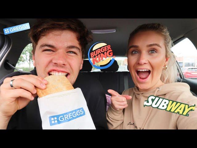 TRYING VEGAN FAST FOOD | Vegan Food Challenge | Greggs, Subway & Burger King