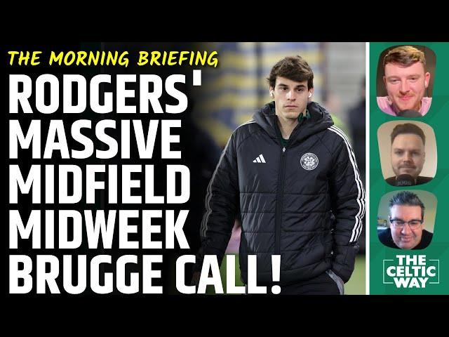 The MASSIVE midfield decision that Brendan Rodgers has to make this week vs Club Brugge