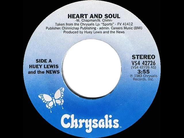 1983 HITS ARCHIVE: Heart And Soul - Huey Lewis & The News (stereo 45 single version)